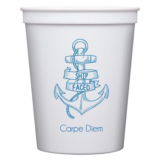 Ship Faced Stadium Cups